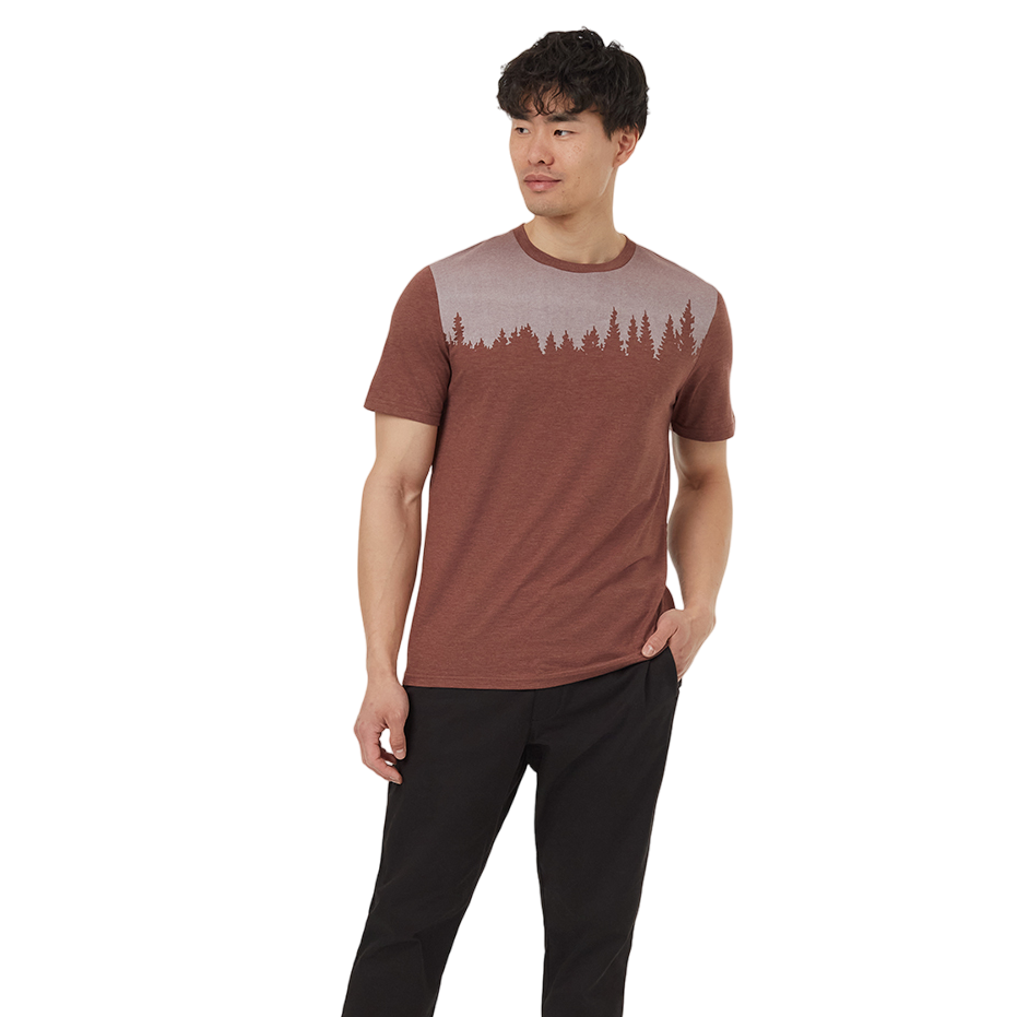 Men's Juniper T-Shirt (Mesa Red Heather/White)