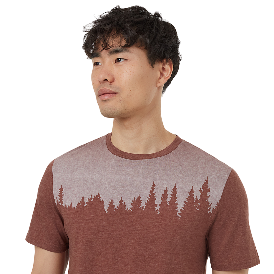 Men's Juniper T-Shirt (Mesa Red Heather/White)