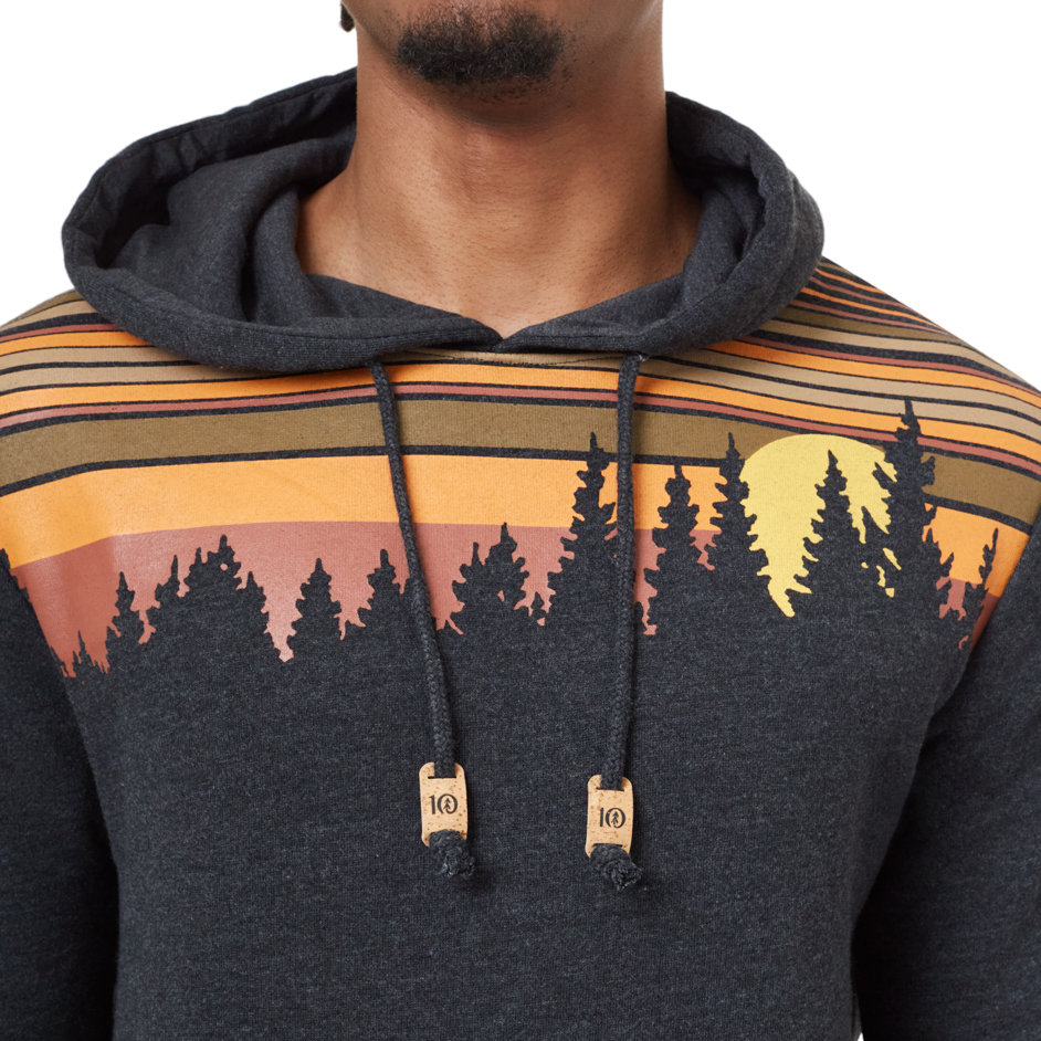 Retro Juniper Hoodie (Meteorite Black Heather)