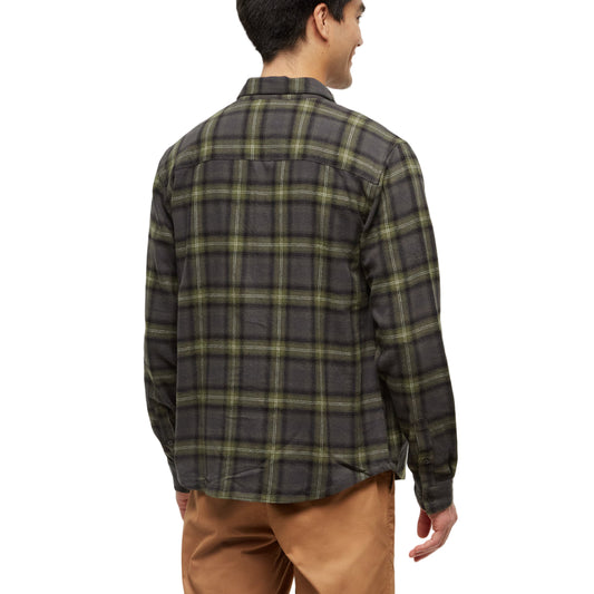 Men's Forest Flannel Shirt (Deep Olive/Arbutus Plaid)