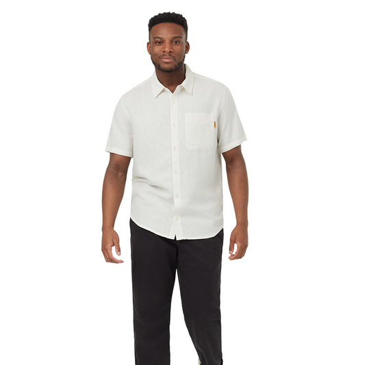 Men's Hemp Button Front Shortsleeve Shirt (Undyed)