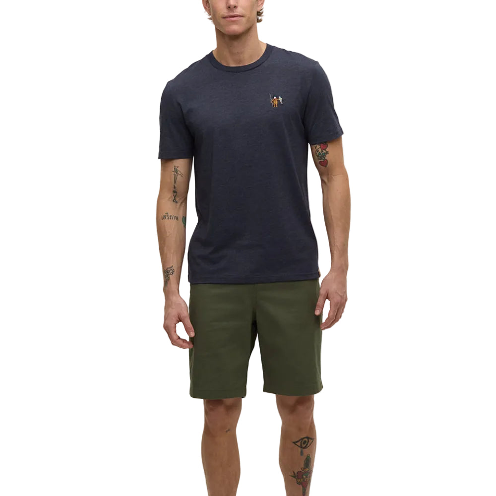 Men's Sasquatch T-Shirt (Midnight Blue Heather/Fishing)