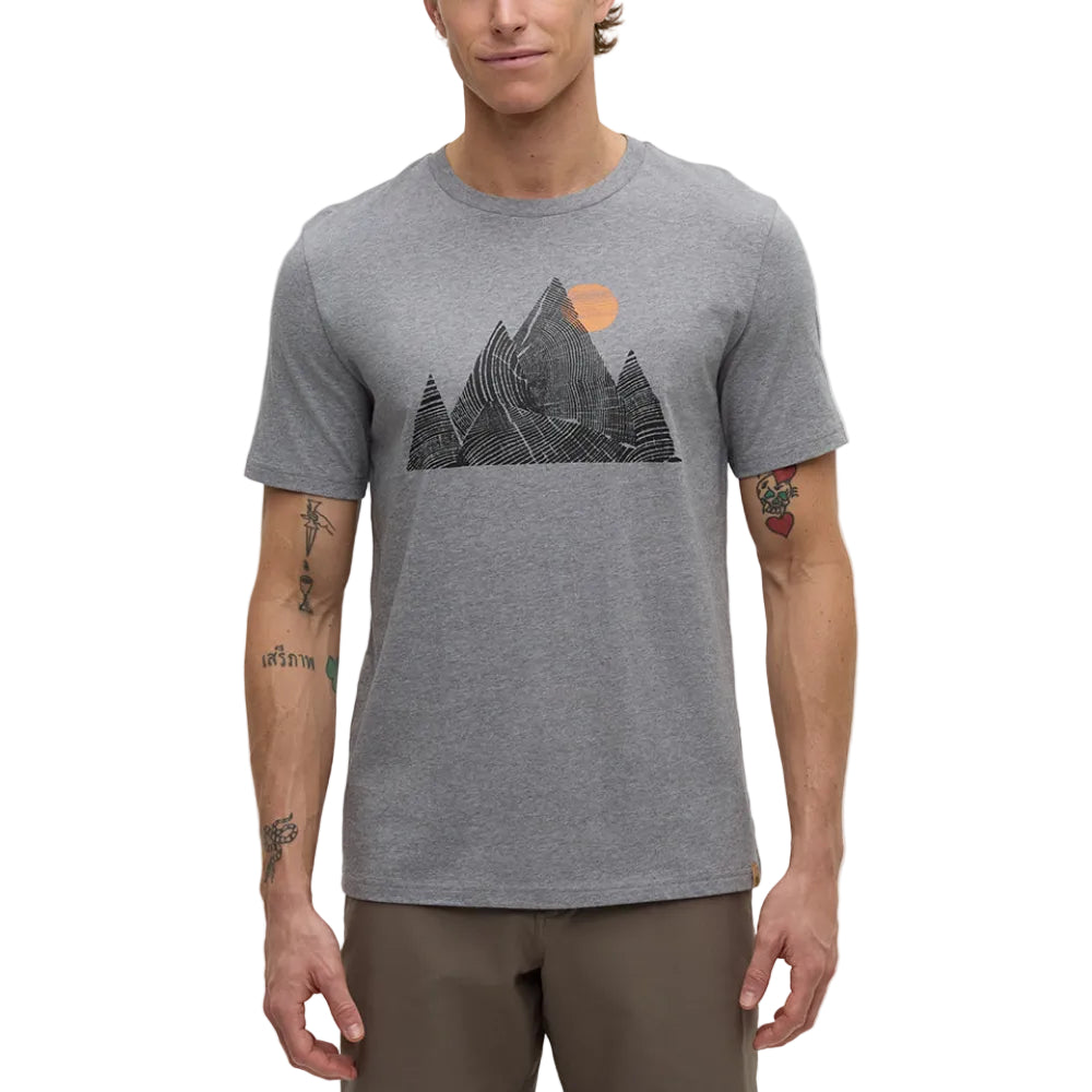 Men's Peak T-Shirt (Grey Heather/Meteorite Black)