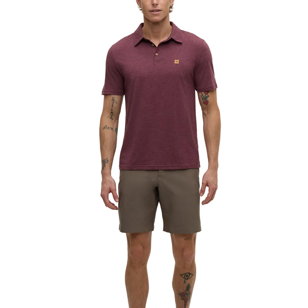 Men's Astir Polo (Rosewood Fleck)