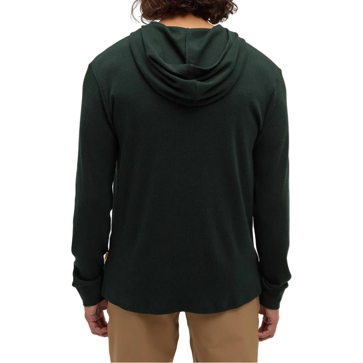 Men's Thom Hooded Longsleeve (Dark Forest Green Heather)