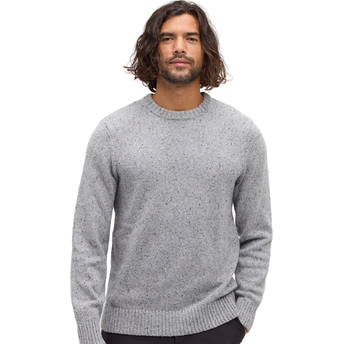 Men's Rambler Fleck Sweater (Harbour Grey Heather Fleck)