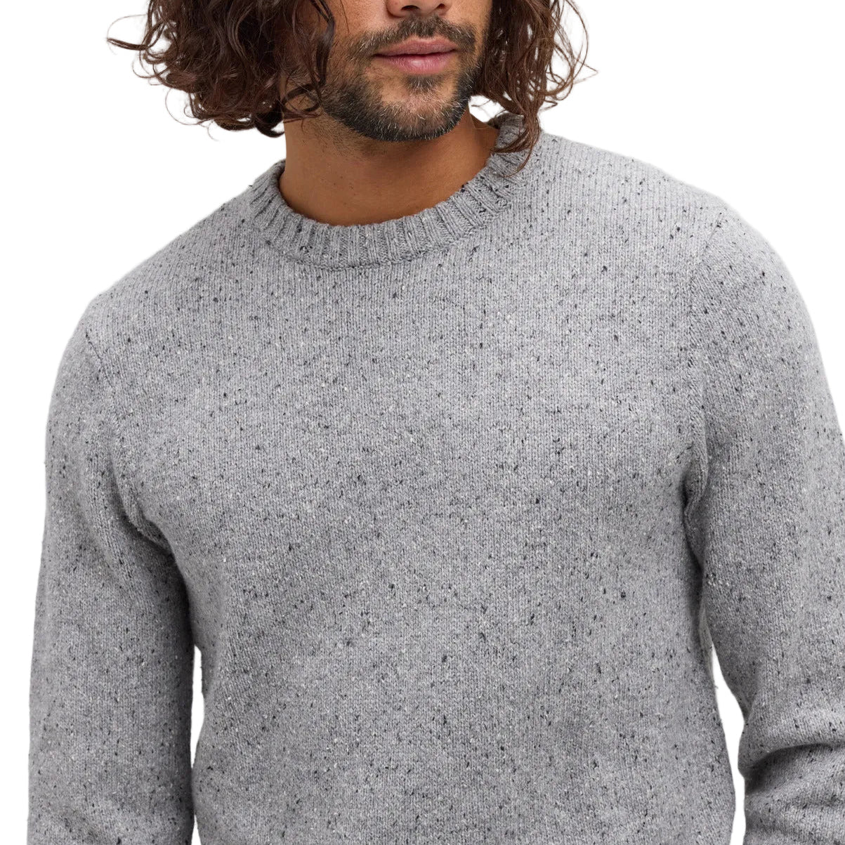 Men's Rambler Fleck Sweater (Harbour Grey Heather Fleck)