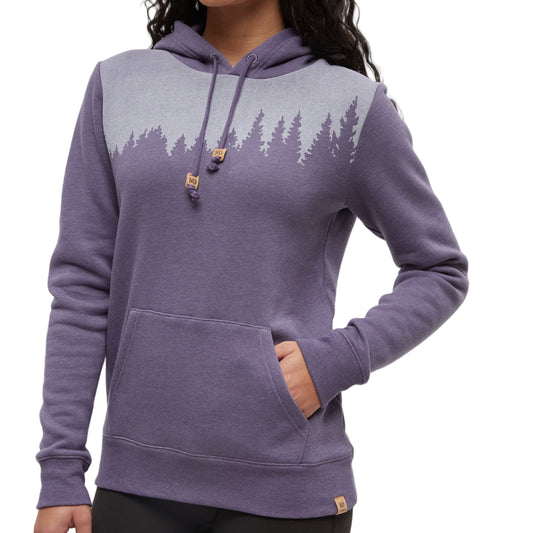 Women's Juniper Hoodie (Smokey Violet Heather/White)