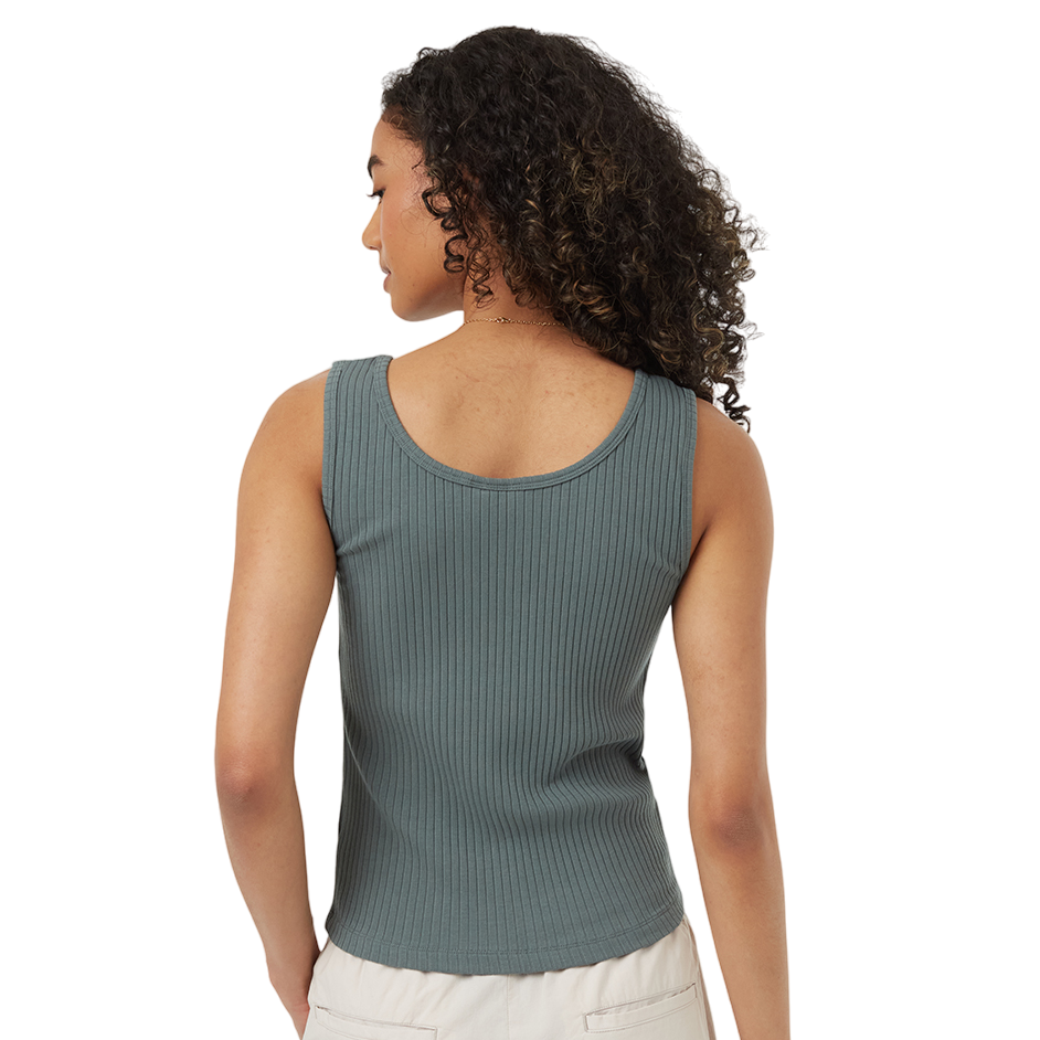 Women's Fitted Basic Cami (Light Urban Green)