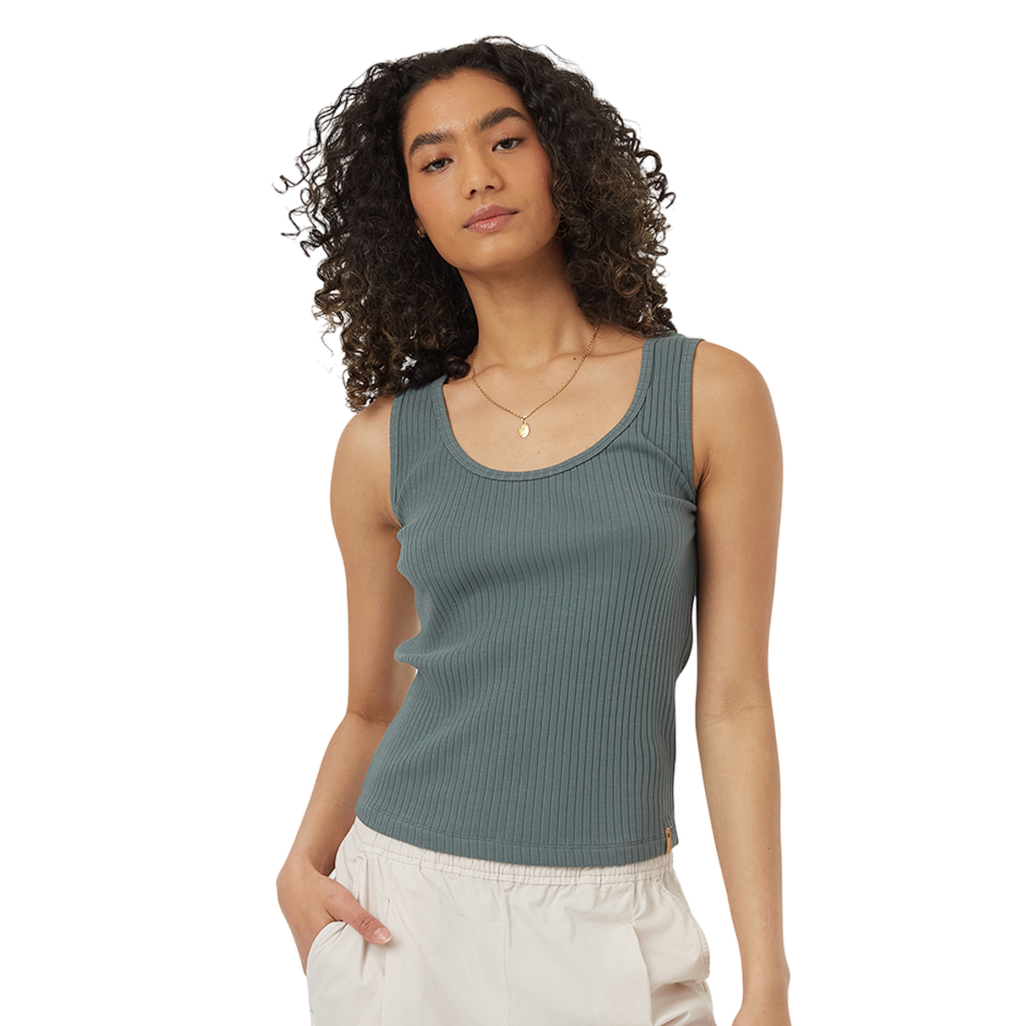 Women's Fitted Basic Cami (Light Urban Green)