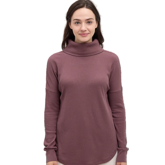 Women's Highwood Turtleneck (Mauve Stone)