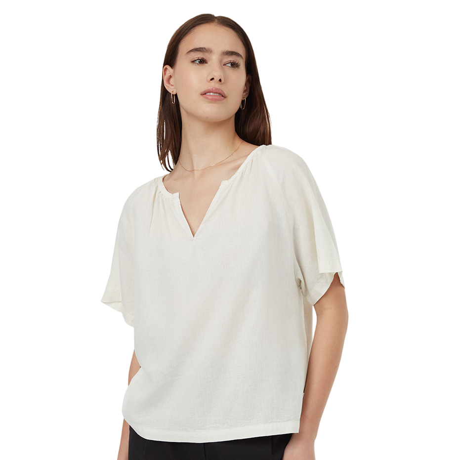 Women's Hemp Popover Shirt (Undyed)