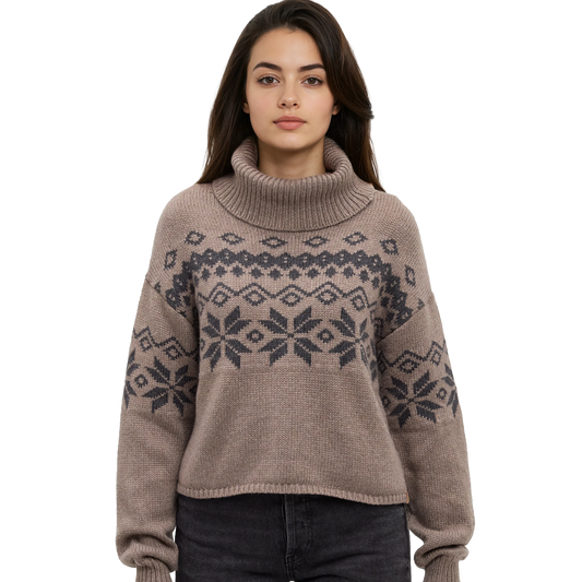 Women's Moray Sweater (Ashwood Heather/Dark Grey Heather)