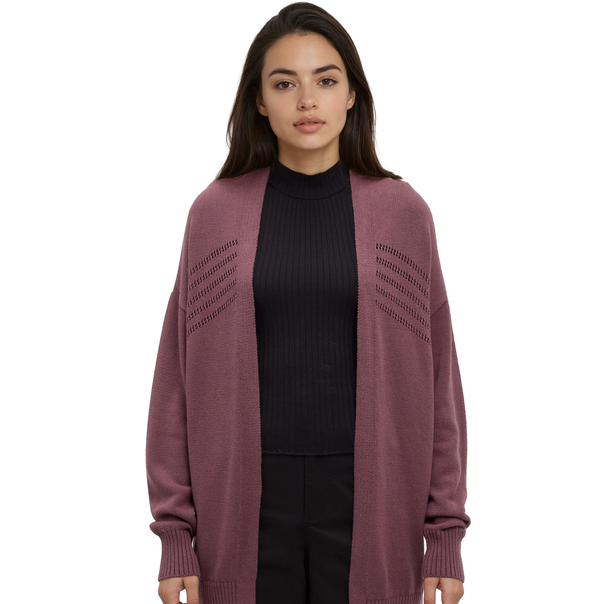 Women's Prairies Cardigan (Mauve Stone)