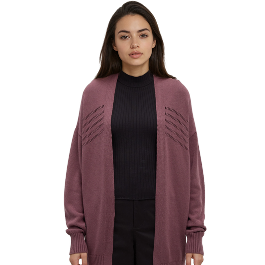 Women's Prairies Cardigan (Mauve Stone)