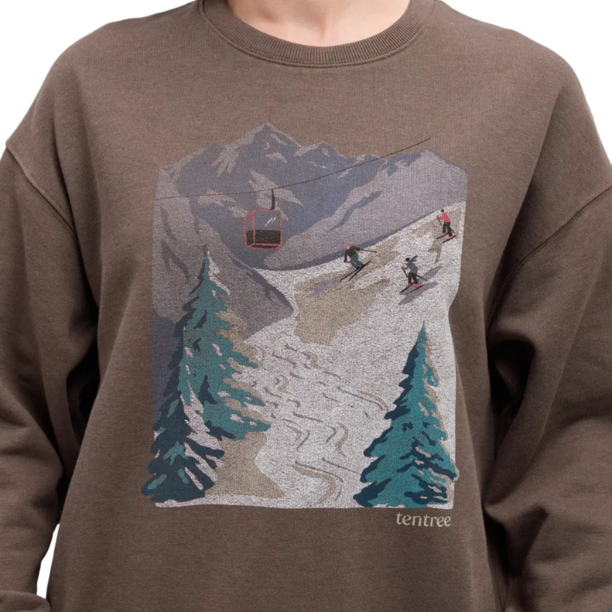 Alpine Oversized Crew (Ashwood/Pale Oak)