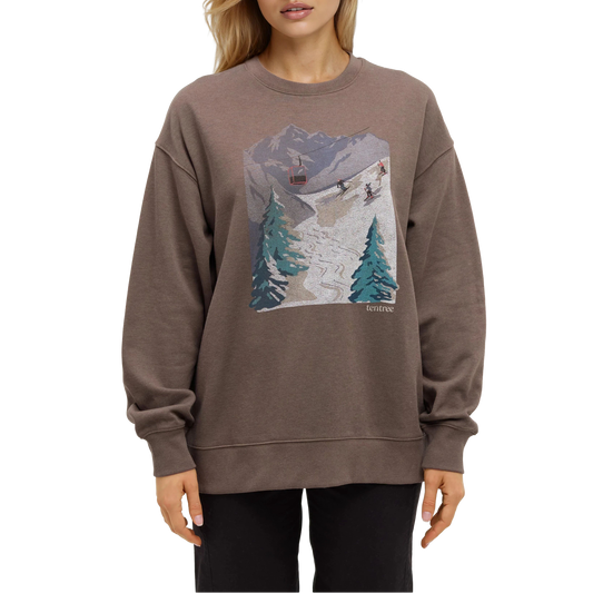 Alpine Oversized Crew (Ashwood/Pale Oak)