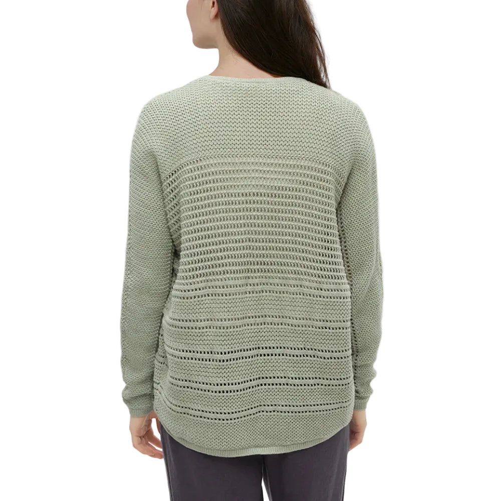 Women's Iris Cardigan (Light Moss Heather)