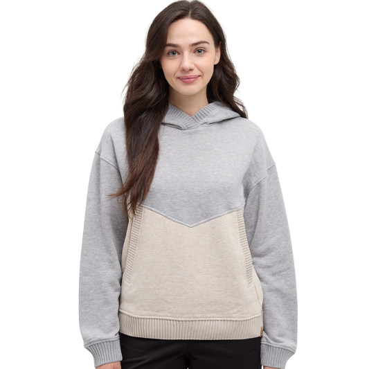 Women's Foster Hoodie (Harbour Grey Heather/Pale Oak Heather)