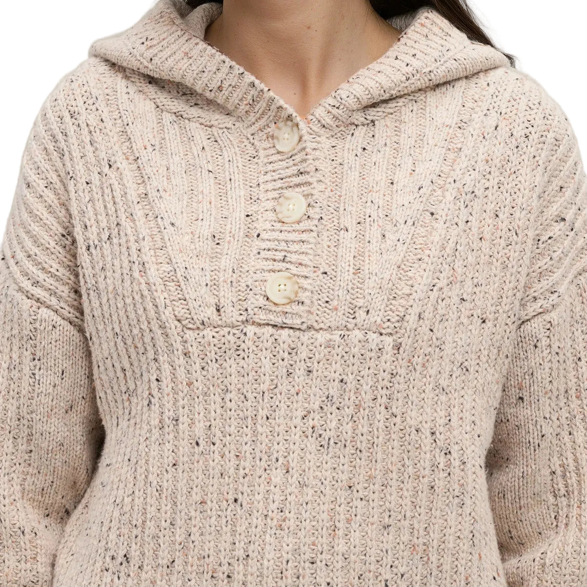Women's Temple Fleck Sweater (Pale Oak Heather Fleck)