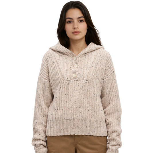 Women's Temple Fleck Sweater (Pale Oak Heather Fleck)