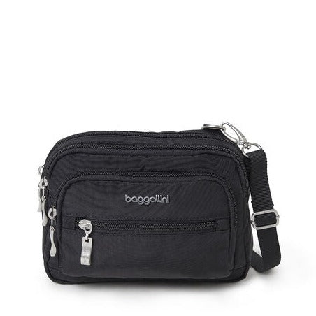 Triple Zip Bagg Black