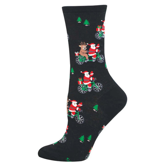 Cycling Santa - Black