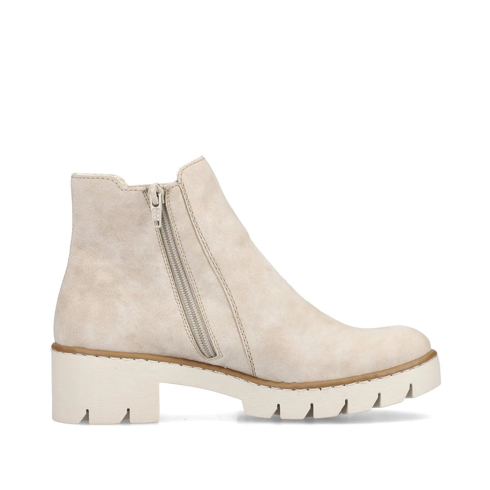 X5772-60 Beige Chelsea Side Zip