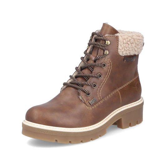 Y8118-22 Brown Lace/Zip RTex