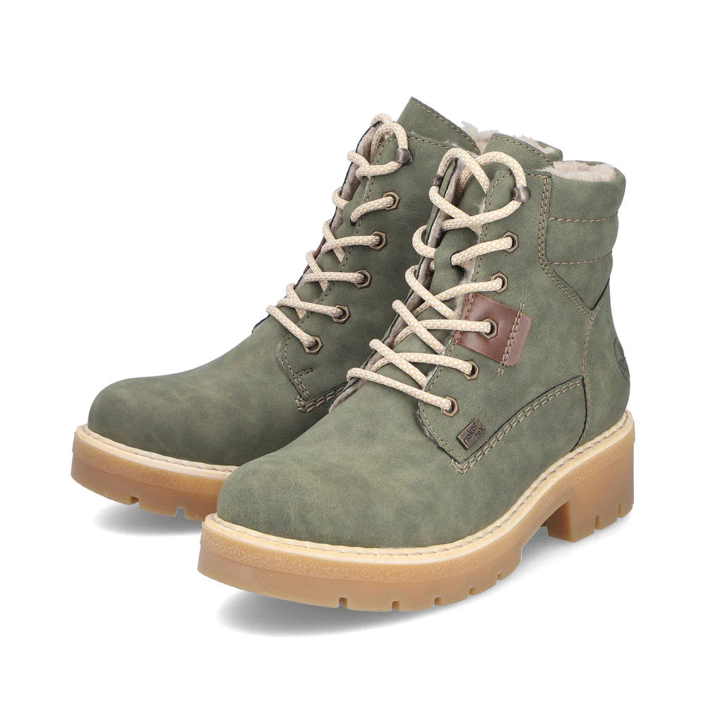 Y8120-54 Green Lace/Zip RTex