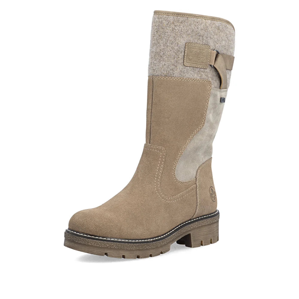 Y8153-64 Beige Multi Side Zip RTex