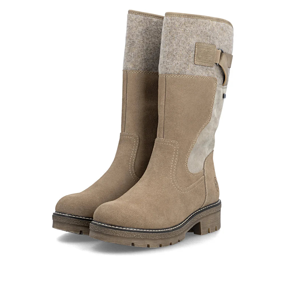 Y8153-64 Beige Multi Side Zip RTex