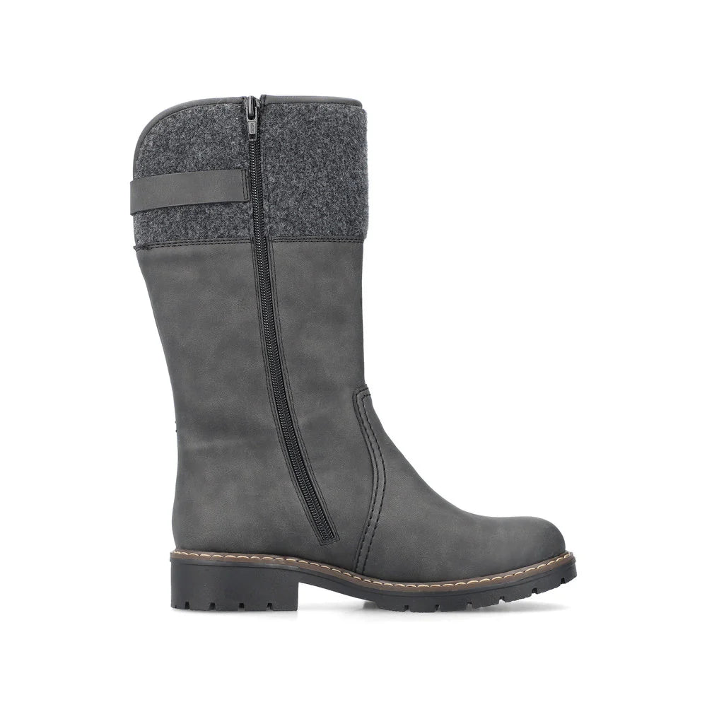 Y9190-45 Grey Cuff Side Zip RTex