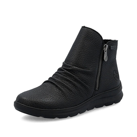 Z0056-00 Black Ankle Zip RTex