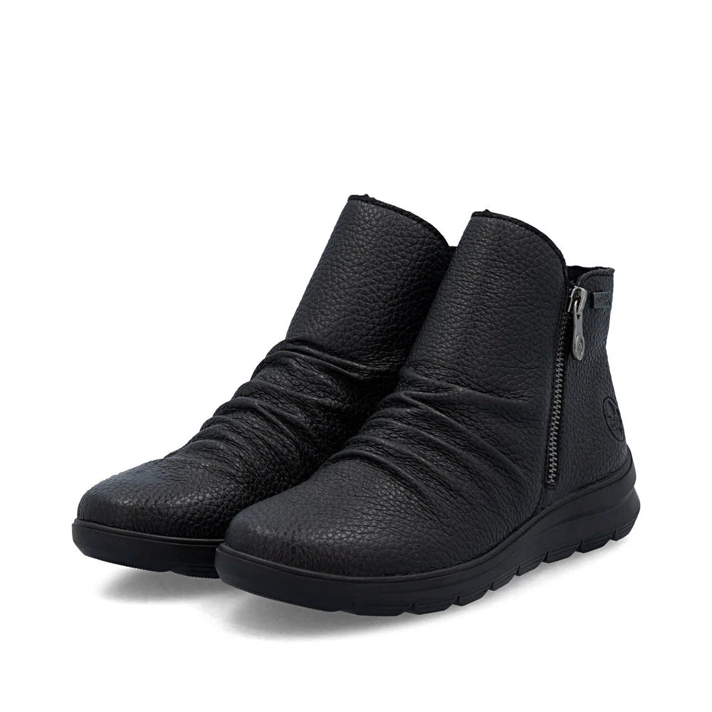 Z0056-00 Black Ankle Zip RTex