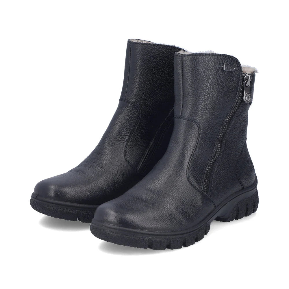 Z7263-00 Black Side Zip RTex