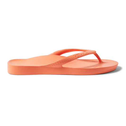 Archies Arch Support Flip Flops Peach