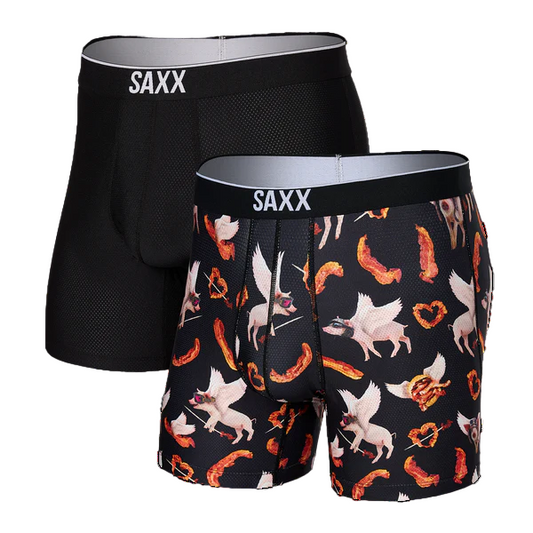 Saxx Underwear Co Men's Blacksheep 2.0 Tight Fly - Black Heather - XXL