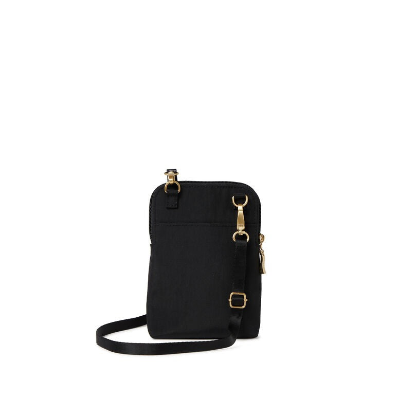 Take Two RFID Bryant Crossbody Black w/ Gold Hardware