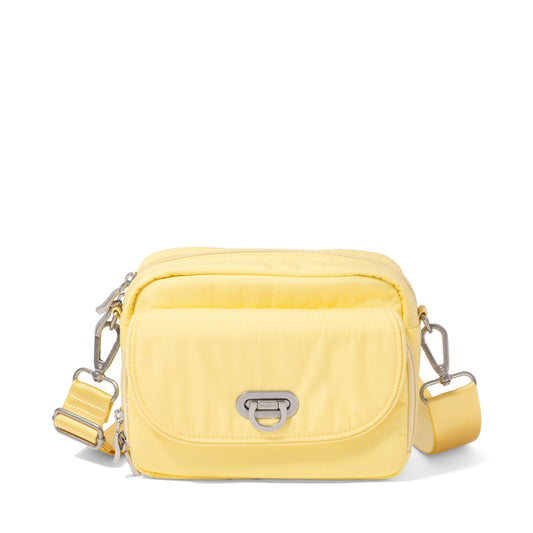 Coastal Flip Lock Camera Bag Crossbody Butter Yellow