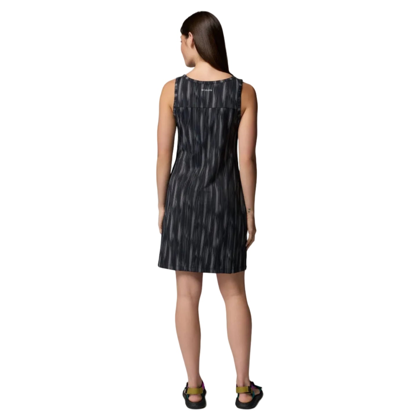 Women's Chill River Printed Dress (Black/Shimmer)
