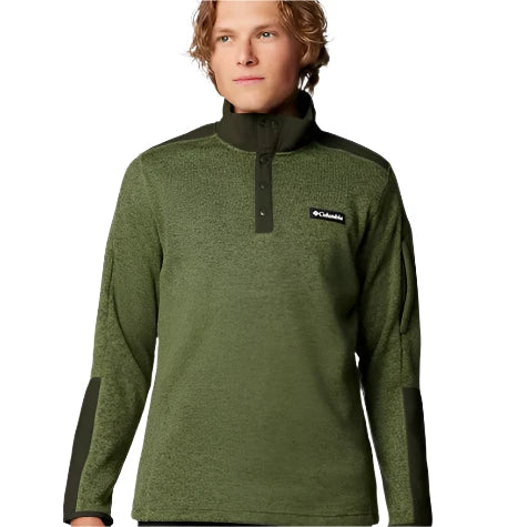 Men's Sweater Weather Half Snap Canteen Heather/Greenscape