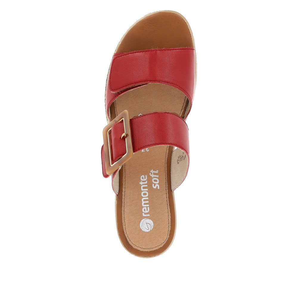 D3068-33 Two Strap Slide Red