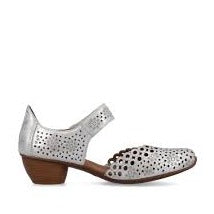 43753-90 Silver Metallic Mary Jane