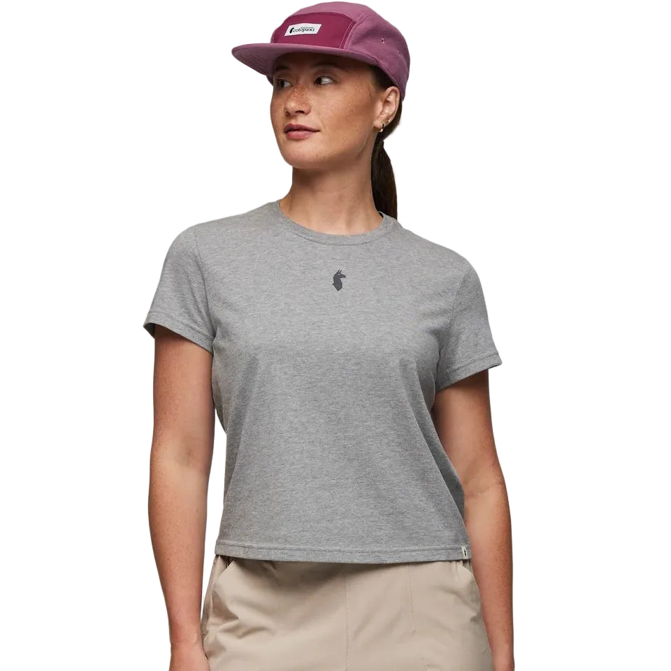 Women's Llama Icon T-Shirt Heather Grey