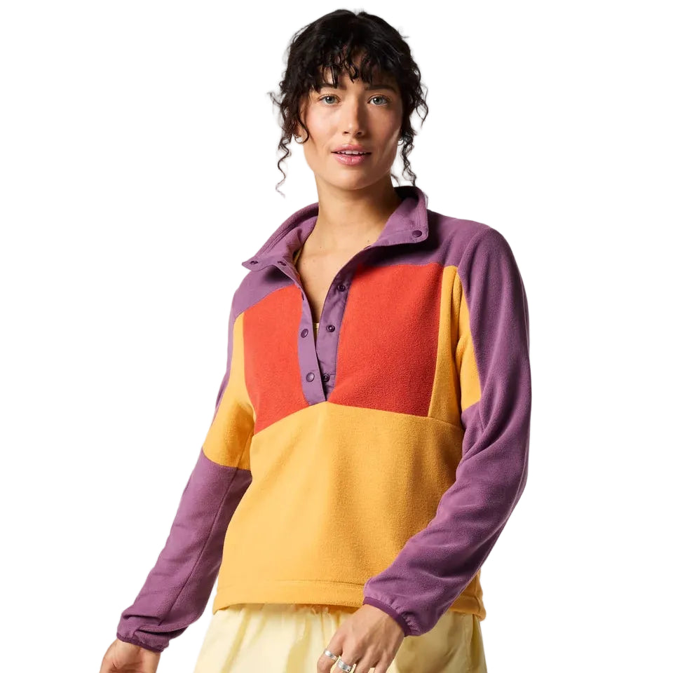 Women's Encima Fleece Pullover Mystic/Honeycomb