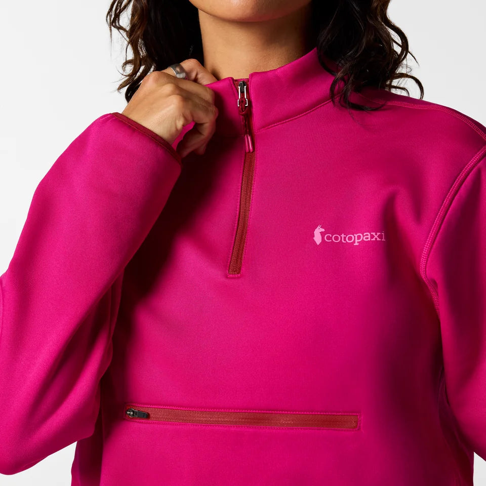 Women's Tempa Fleece Quarter Zip Pitaya