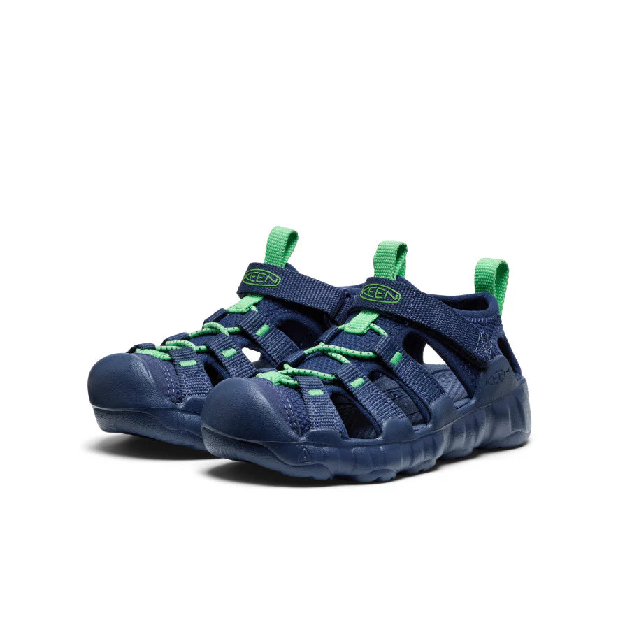 Little Kids' Hyperport H2 Sandal Naval Academy/Vibrant Green (8c-13c)