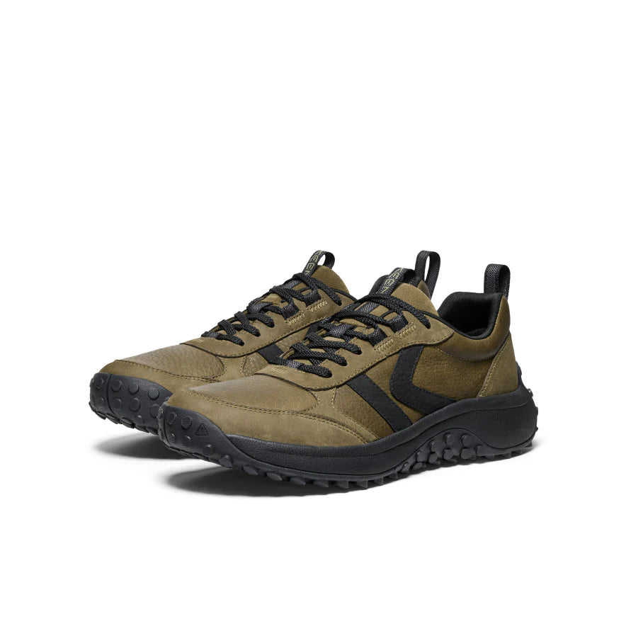 Men's KS86 Leather Sneaker Dark Olive/Black