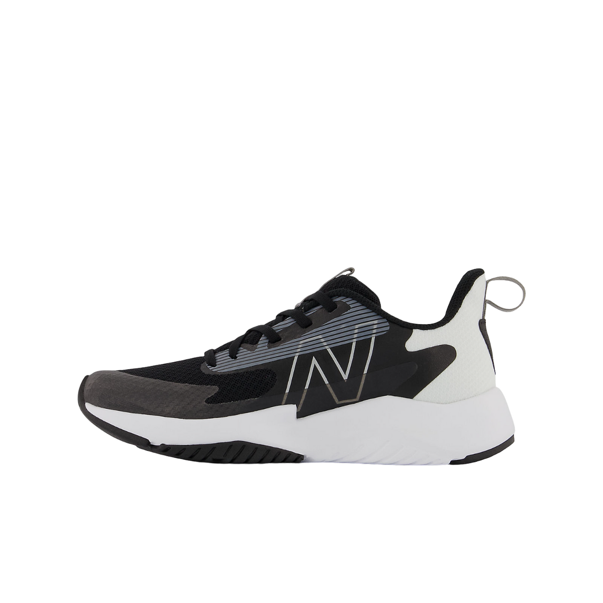 Azm Rave Ryn Rave Run v2 GKRAVBW2 Black/White (Size 3.5Y-7Y) – Scott's Shoe Store